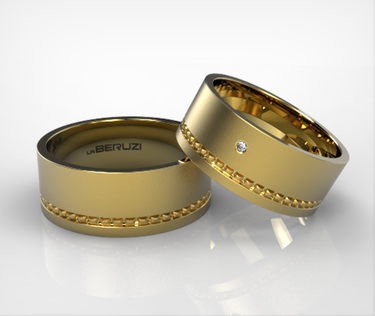 Verighete din aur galben de 14k SS 096v