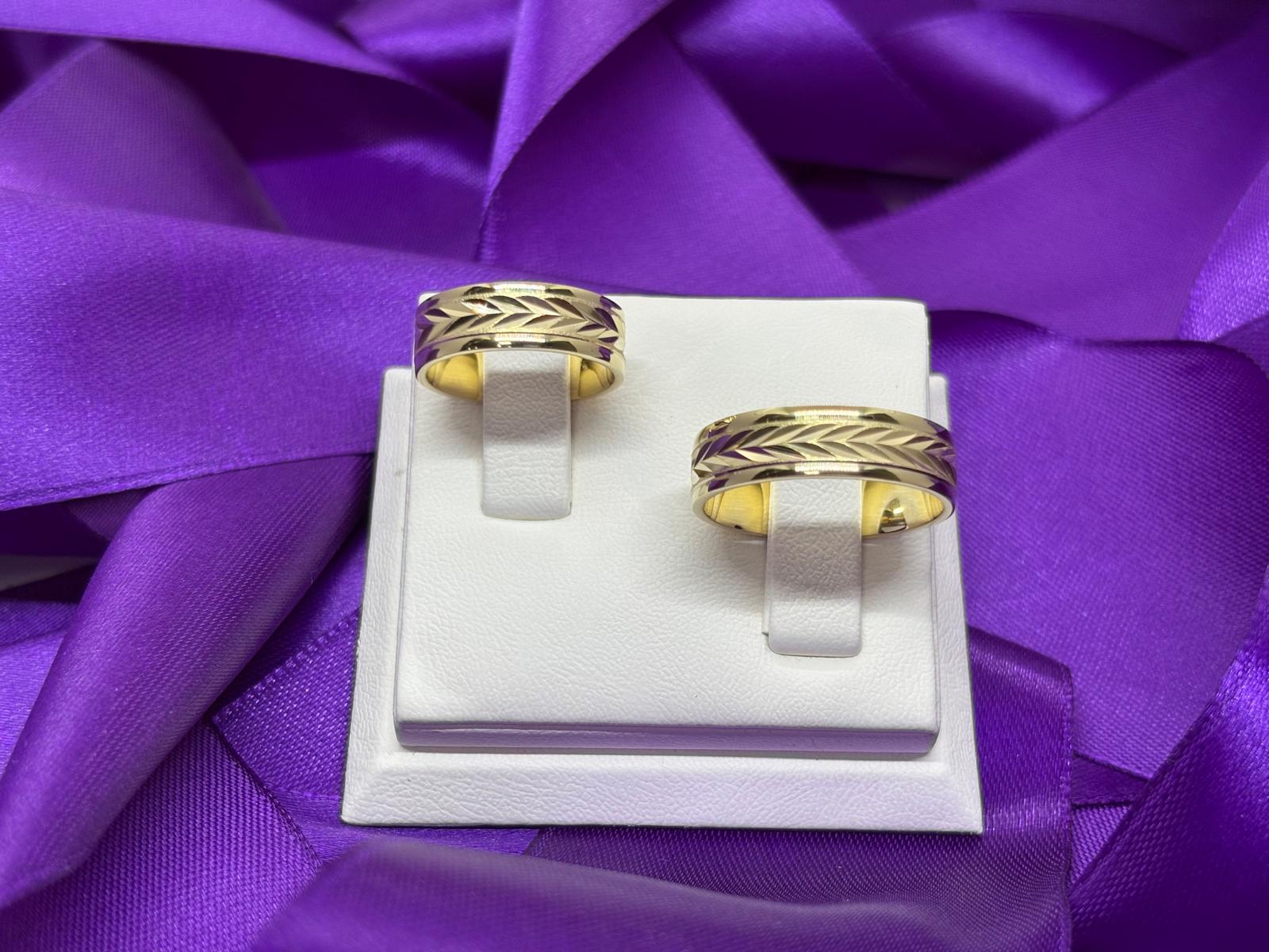 Verighete din aur de 14k Galben SS 1173