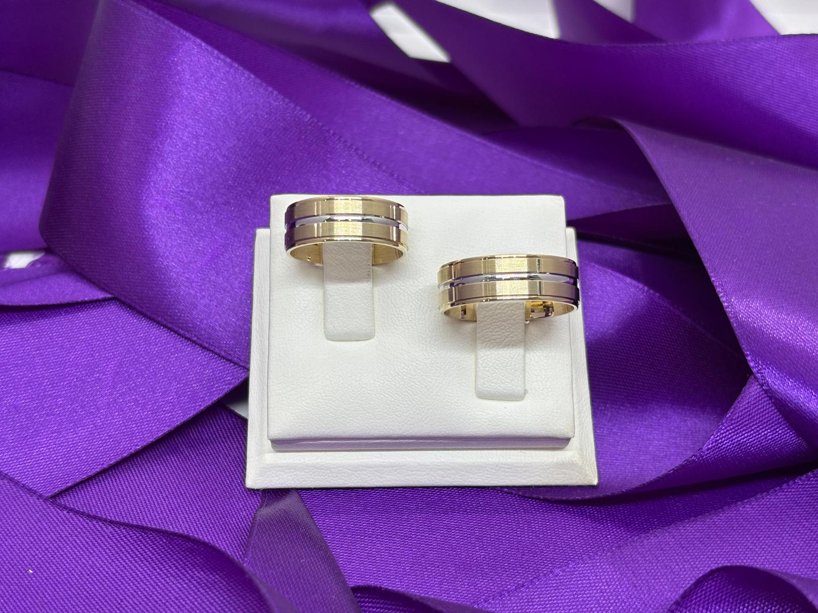 Verighete din aur de 14k SS 917